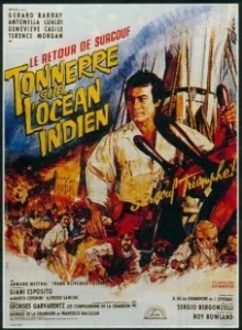 Постер Возвращение Сюркуфа: гром над Индийским океаном (Tonnerre sur l'ocean indien)