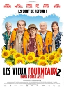 Постер Три старых друга 2: В поисках убежища (Les vieux fourneaux 2: Bons pour l'asile)