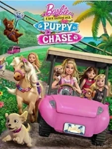 Постер Барби и её сестры в погоне за щенками (Barbie & Her Sisters in a Puppy Chase)