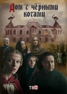 Постер Дом с черными котами